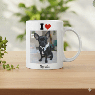taza foto mascota personalizada