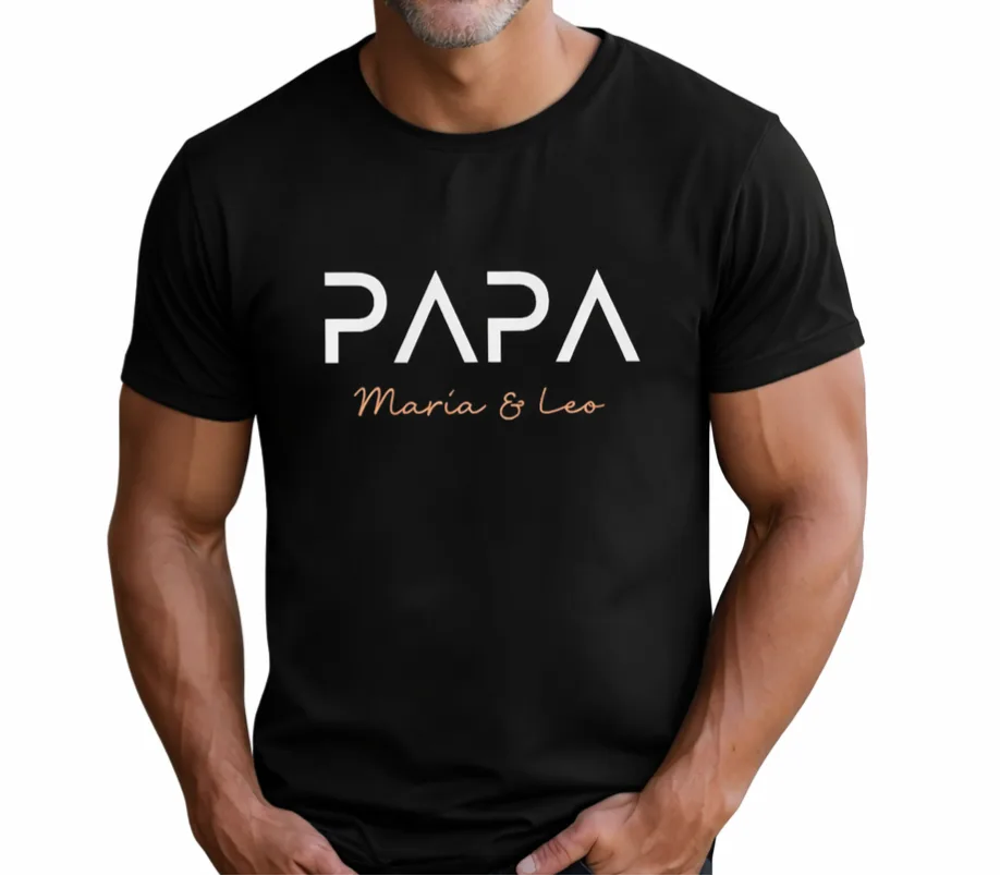 Camiseta Dia del padre negra