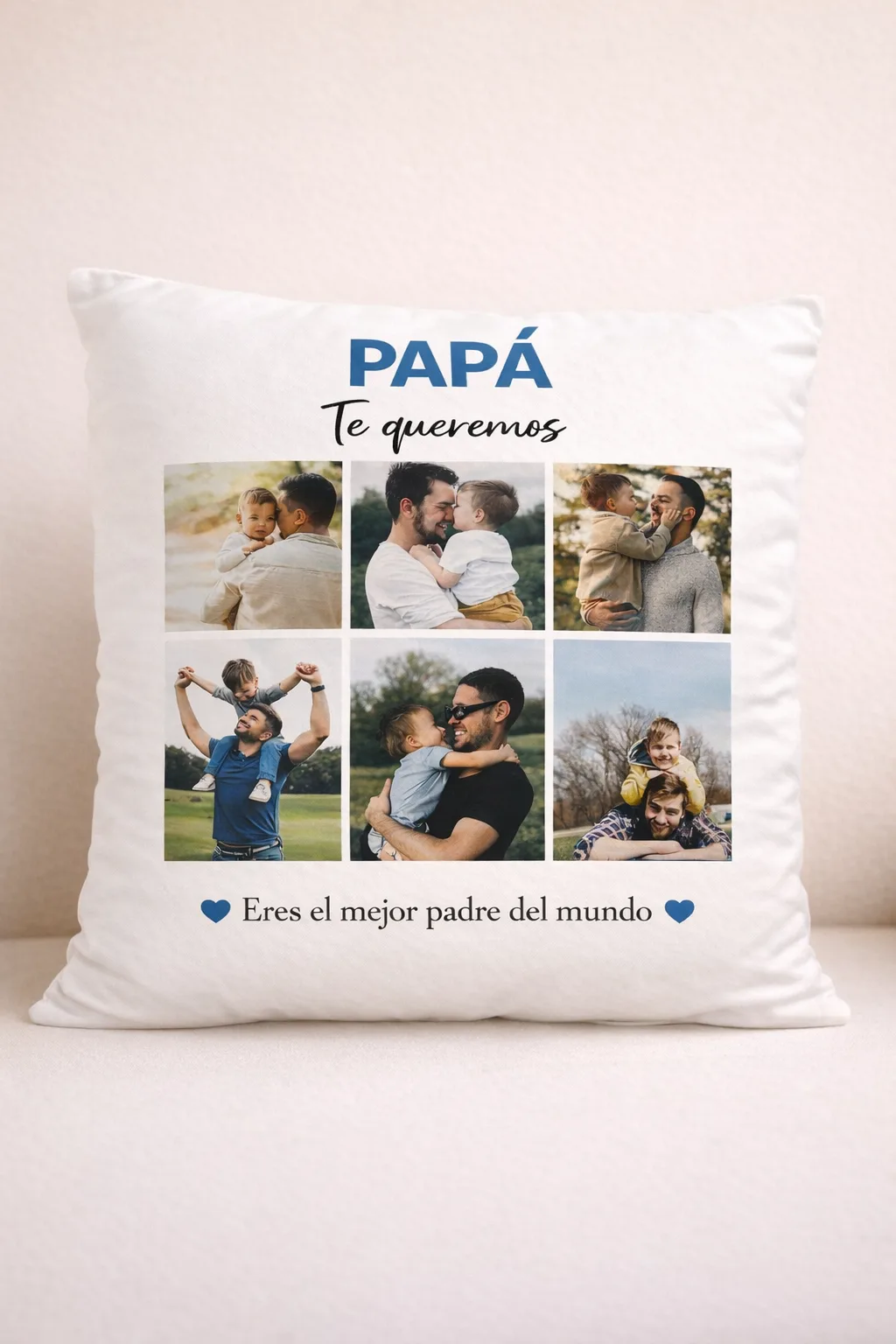 Cojín personalizado papá con fotos